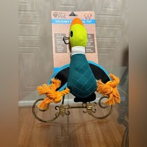 Hug my Pet Dog Interactive Squeaky Duck Tug Toy With Squeaky 12”